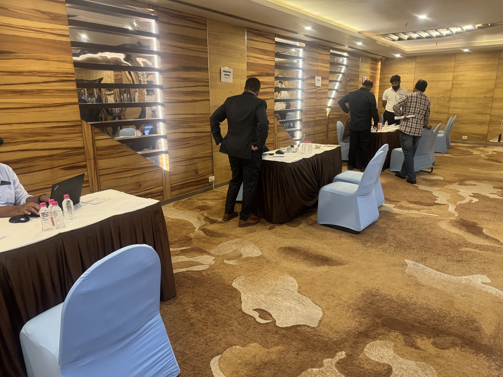 Recruitment drive interview stations